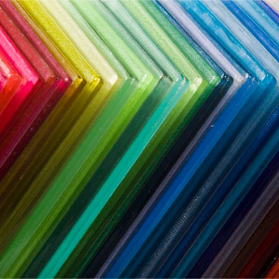 לוחות פרספקס צבעוניים