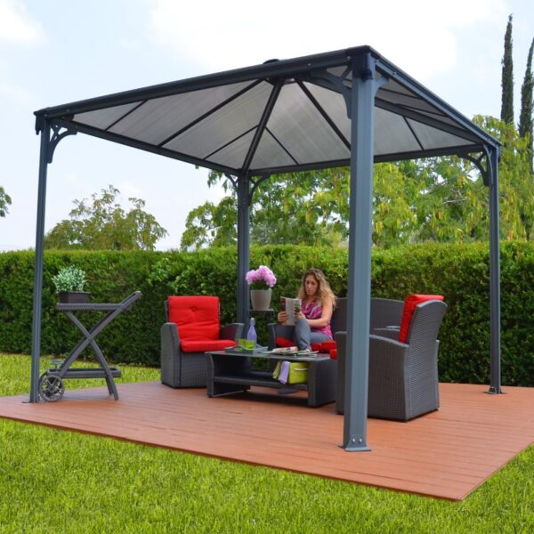 גזיבו לגינה - דגם פלרמו 3*3 מק"ט 2425