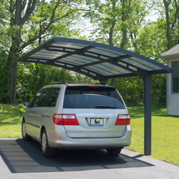 חניה מאלומיניום - דגם יחיד אריזונה wave מק"ט 3727