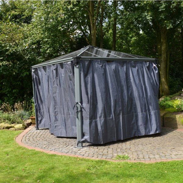 סט וילונות לגזיבו - דגם מרטיניק מק"ט 4056