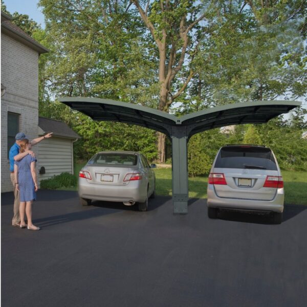 חניה מאלומיניום - דגם כפול אריזונה wave מק"ט 4951