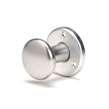 ידית כפתור קבועה אלומניום לדלת הזזה 33/50