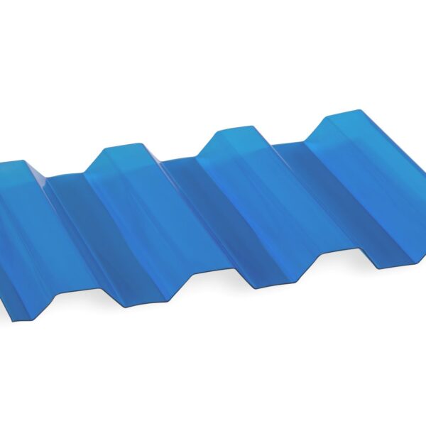 סנטף - לוח גלי פוליקרבונט - כחול שמיים