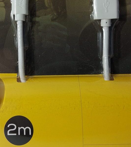 כבל לאייפון USB אורך 2 מטר