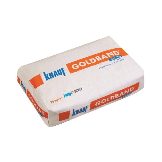 טיח גבס 25 ק"ג גולדבונד