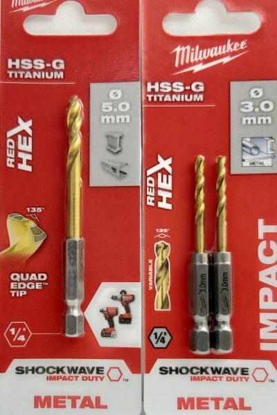 מקדח לברזל חיבור לאימפקט 3-10 מ"מ מילווקי