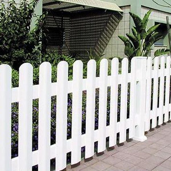 גל גדר - גדר לבנה PVC - דגם "מוטבע"