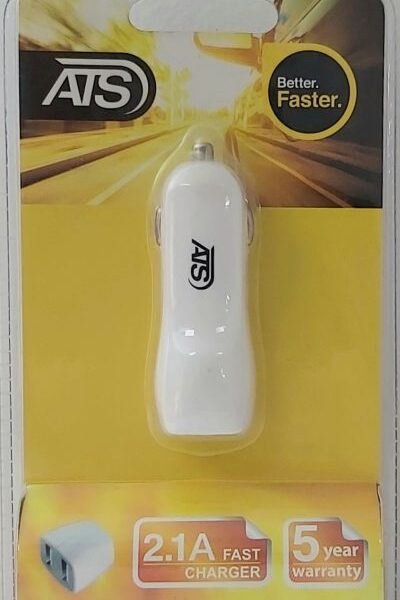 מטען לרכב עם שתי יציאות 2.1A