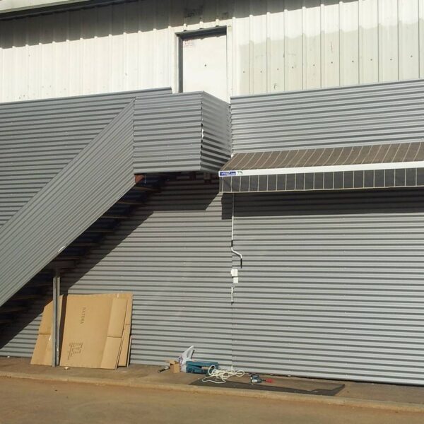 לוחות פח גלי - גוון 9006 RAL