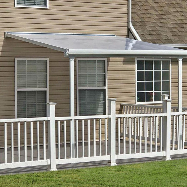 פרגולה אלומיניום  3.05X3 פריה לבנה 2720